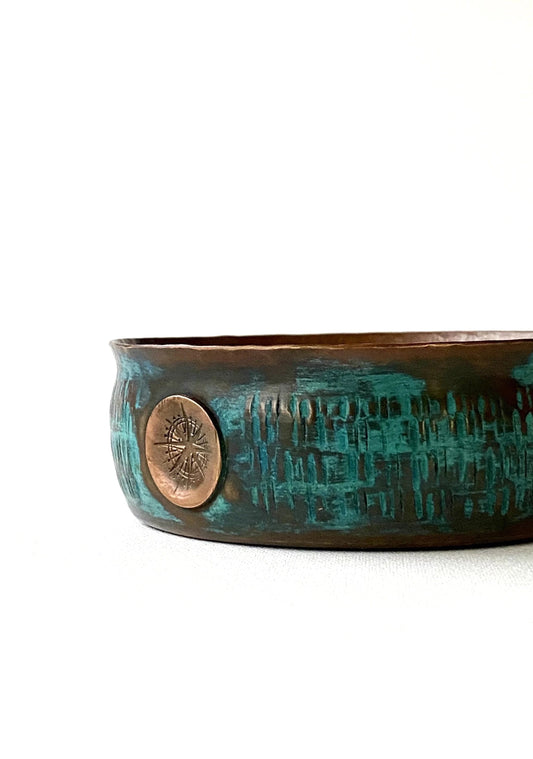 Captain's Choice Aquamarine Copper Lather Bowl, view 2