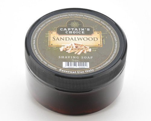 Captain's Choice Sandalwood Shaving Soap