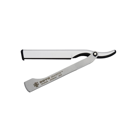 Dovo Silver Shavette Satin Finish Straight Razor