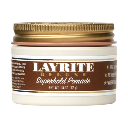 Layrite Super Hold Pomade 1.5 oz travel-size jar