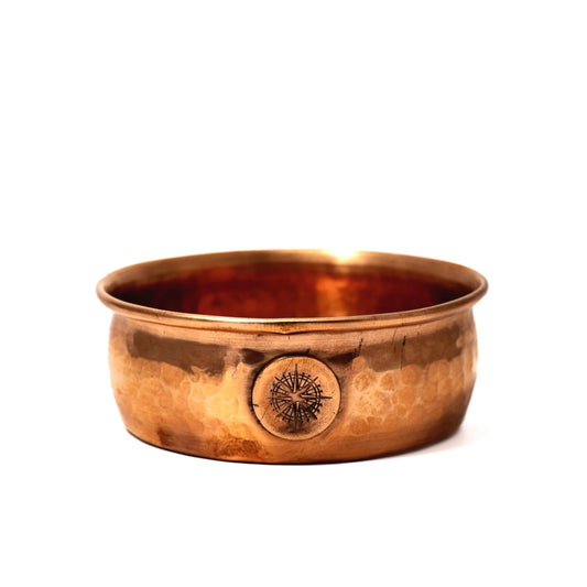 Captain's Choice Polished Copper Lather Bowl, view 1