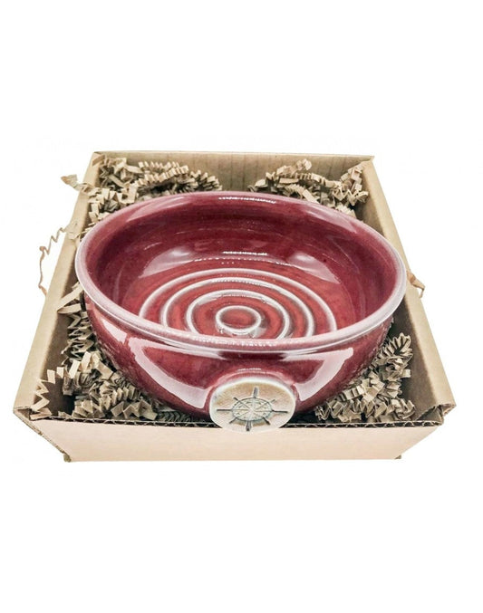 Captain's Choice Classic Lather Bowl in Cayenne