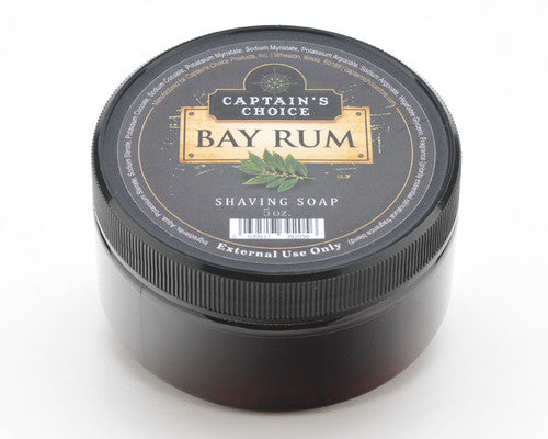 Captain's Choice Bay Rum Shaving Soap