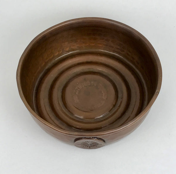 Copper Lather Bowl,  Heavy Weight