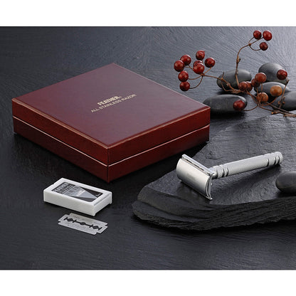 Feather Stainless Steel Double Edge Safety Razor (AS-D2)