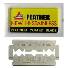 Feather Stainless Steel Double Edge Blades, 10 Blades
