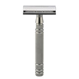 Feather All Stainless Steel Double Edge Safety Razor W/Stainless Steel Stand (AS-D2S)